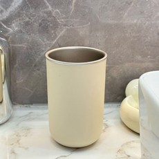 YoGoMoJi 304不鏽鋼漱口杯, 米色, 1個
