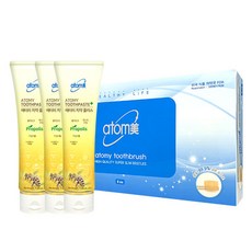 atomy 艾多美 牙刷 8入+牙膏 200g 3入, 1套