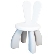 Funnbaby 多用途兔子造型兒童椅, 白色 灰色, 1個