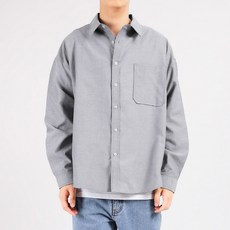 DKA 남성용 매일컨택 박스핏 포켓 셔츠 F08D14_ss5279