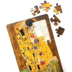 拼圖畫廊傑作木孝拼圖親吻 19 x 29cm, 1個, 35件