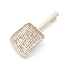 貓標籤 掛式貓砂鏟, 米色, 1個