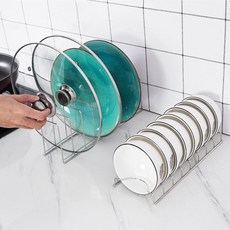 BONOCELL 不鏽鋼碗盤架2件組, 單色