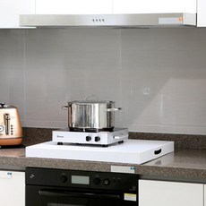 LASSEM 瓦斯爐蓋 60 x 54 x 7 cm, 1個, 白色