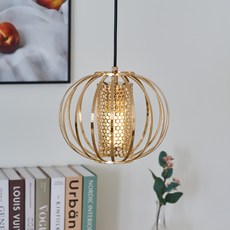 Hit 照明 Bridie 單燈餐桌吊燈 D34576A A款, 金色