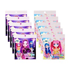 STUDIO EIGHT 3D 可愛流行女孩雙面色紙 隨機出貨 24p, 10個, 20色