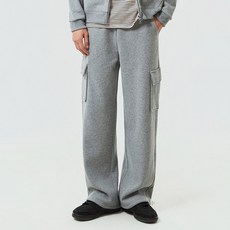 CAMEL Apparel 男女通用刷毛棉質寬版抽繩運動工作褲