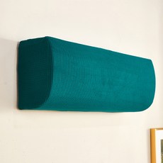 Higher deco 壁掛式冷氣機罩 防塵 防變色 彈性纖維罩, 青色