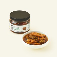 담가 아삭하고 매콤한 제주 무말랭이 할라피뇨 장아찌, 350g, 1개