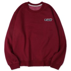 Benhit 徽標刺繡半overfit 柔軟拉絨運動衫