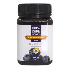 NEW ZEALAND HONEY 麥盧卡蜂蜜 UMF5+藍莓, 500g, 1罐
