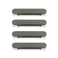 EASYWAY 2孔星球銀色家具把手, 4個