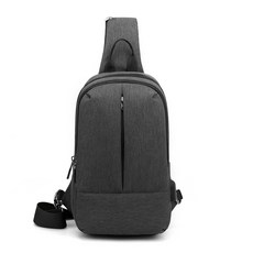 Tingall 標準戶外登山斜背包, 黑色