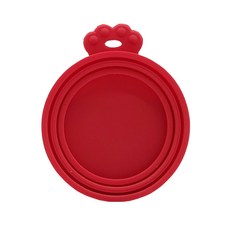 Quick Salrim矽膠寵物食品密封罐蓋, 1個, 02紅色