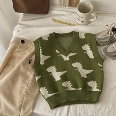 Arbe 兒童暴龍針織背心