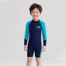 조이멀티 엠케이 아동용 재미캐릭터 생존수영 올인원 집업 수영복