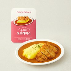 오므토토마토 돈카츠 오므라이스, 430g, 1개