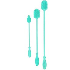 奶瓶刷3件組, 薄荷綠, 1組