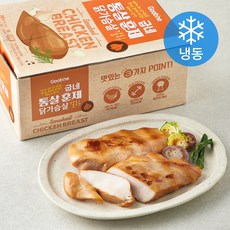 굽네 통살 훈제 닭가슴살 갈릭 (냉동), 840g, 1개