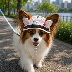 Pick & Pet 寵物葉園遮陽帽, 黃色, 1個