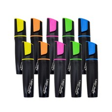 BIC 霓虹螢光筆 5mm 5色 x 2入組, 粉紅色, 橘色, 黃色, 綠色, 藍色, 1套