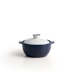 Lihan Areum Pot 無裂紋耐熱砂鍋 藍色 12cm, 1個