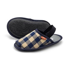 CHION MARU 孩童格紋氣墊拖鞋