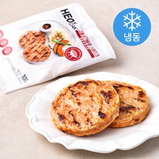 허닭 그릴 닭가슴살 스테이크 매콤바베큐맛 (냉동), 100g, 1개입, 5개