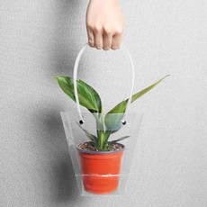 Lead home 堅固花盆提袋, 20個, 透明色