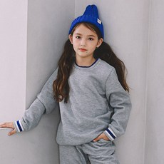 KISPO 兒童Ali刷毛大學T