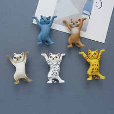 KHOME 貓咪造型冰箱磁鐵 5入, 一個
