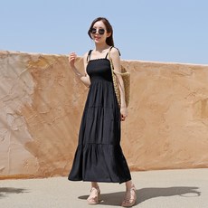 아루아 여성용 샤샤 롱 비치 원피스