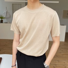 THE MANSHIP 男性針織圓領短袖T恤