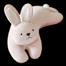 Modern House 柔軟觸感兔子安撫枕, 粉色