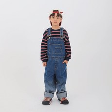 베리클로젯 주니어 남아용 브러쉬 오버롤 점프수트