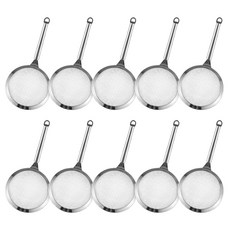 GENIAL 小型濾杓, 亮面銀, 10個