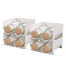 Easy-ssok 雙格保溫杯整理架 4個, 白色