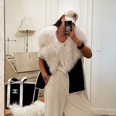 JULL-LOG Candéo 人造毛皮騎士背心