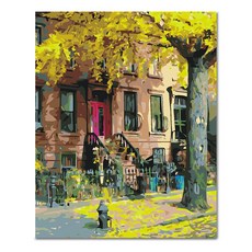 ADICO DIY繪畫銀行樹和紅色部分PH65 40 x 50厘米, 混合顏色