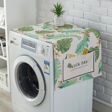 Phloze 自然風設計冰箱滾筒洗衣機防塵罩, A03