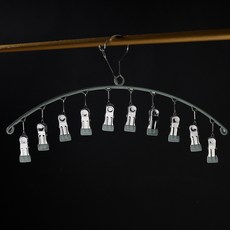 올하이 스테인리스 10클립 건조대 02 유럽 녹색, 1개