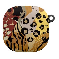 JUST4YOU 24 애니멀 갤럭시 버즈라이브 하드 케이스, 기린_패턴1