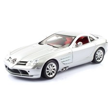 MOTORMAX 1:12 複製品 梅賽德斯-賓士 SLR 麥拉倫 汽車模型 MTX730049SI, 銀色, 1個