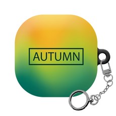몬드몬드 백그라운드 커버 갤럭시 버즈프로 버즈라이브 하드 케이스 + 키링, Autumn, 1개