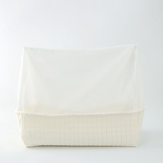 RITOGATO 寵物大眾運輸用絎縫內袋, 奶油色