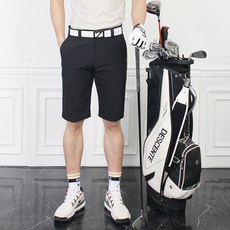 MINEFLOW 男款高爾夫BT彈性雙線短褲