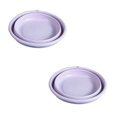 THE ZAKKA 摺疊臉盆 L號, 紫色, 2個