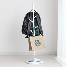 OLIVING 樹形立式掛包架, 白色