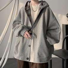 INFIOUS 男士休閒拼接連帽運動衫 I263-0036