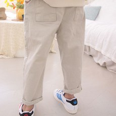 少年市集 男童紅豆奶油厚實彈力棉褲